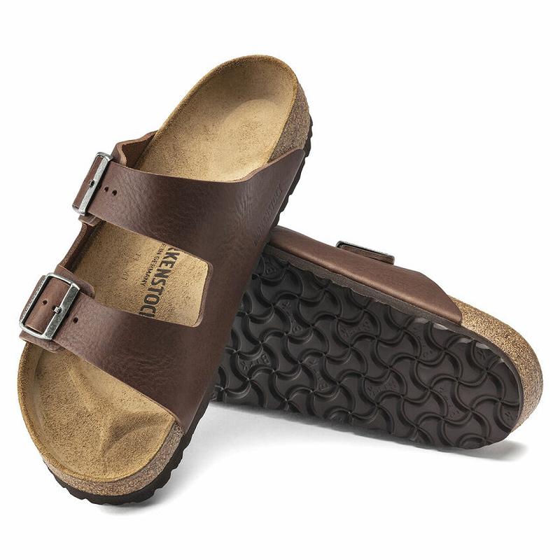 Birkenstock Læder Arizona Herre Kaffe | DK 245WNB